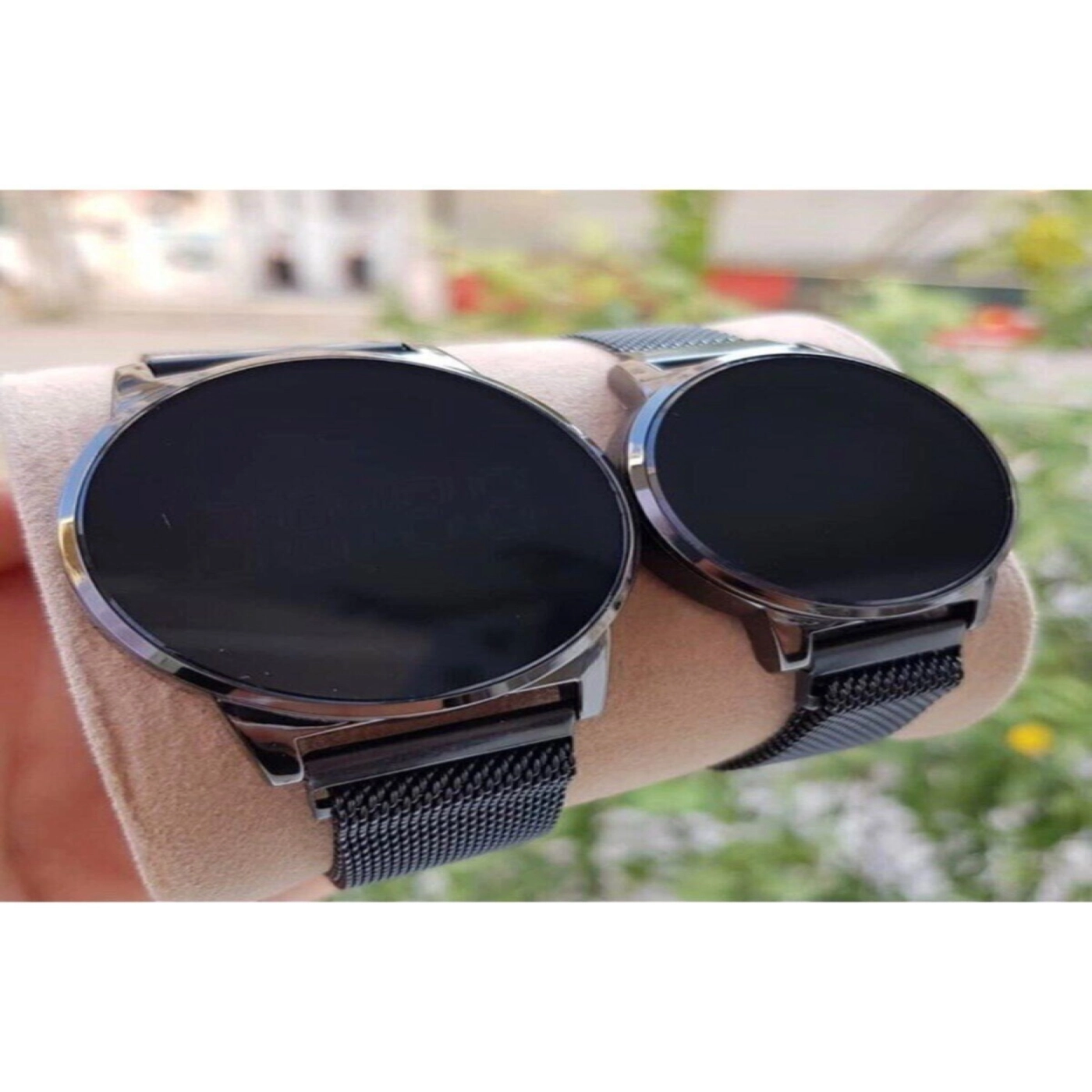 Dijital Dokunmatik Ekran Mıknatıs Kordonlu Çift Saati