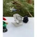 Metal Kordonlu Taşlı Gümüş Renk (SADECE SAAT) Kadın Kol Saati