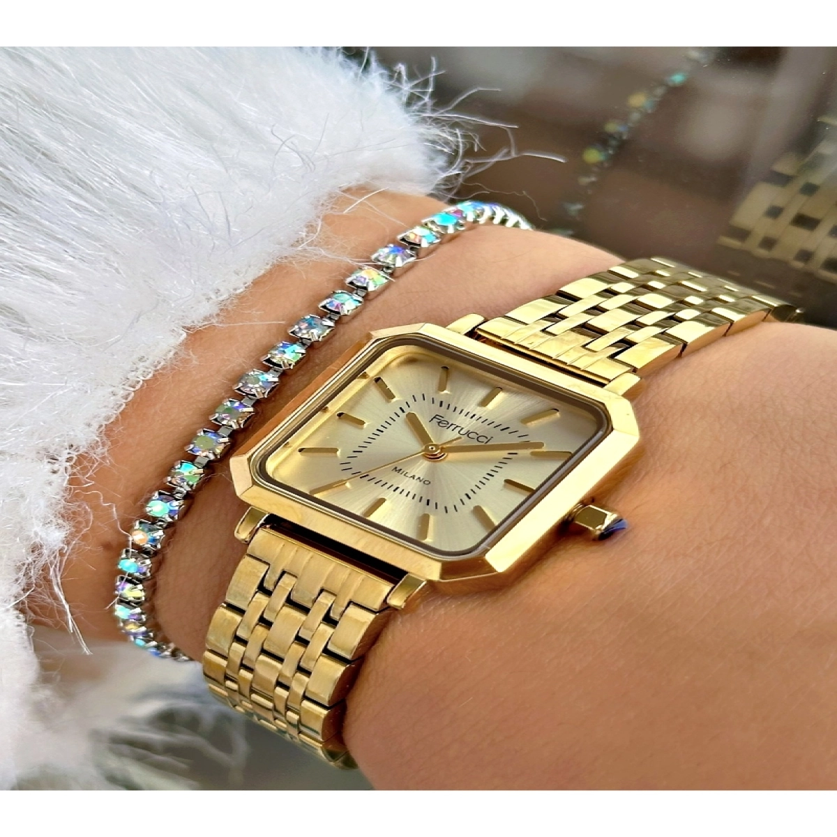 KARE GOLD KADIN METAL KOL SAATİ