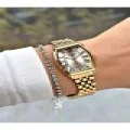 ROMA RAKAMLI KARE GOLD KADIN METAL KOL SAATİ