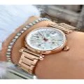FUNCTION BEYAZ KADRANLI ROSE KADIN METAL KOL SAATİ