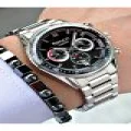 FERRUCCİ FUNCTION TAKVİMLİ SİYAH KADRANLI GÜMÜŞ METAL ERKEK KOL SAATİ