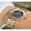 FERRUCCİ SİYAH KADRANLI ROSE GÜMÜŞ METAL KADIN KOL SAATİ
