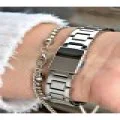 FERRUCCİ KARE TAŞLI GÜMÜŞ METAL KADIN KOL SAATİ