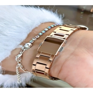 FUNCTION BEYAZ KADRANLI ROSE KADIN METAL KOL SAATİ