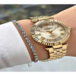ROMA RAKAMLI GOLD METAL KADIN KOL SAATİ