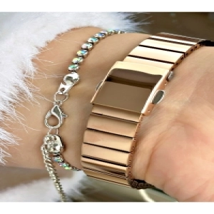 FERRUCCİ RAKAMLARI TAŞLI ROSE METAL KADIN KOL SAATİ