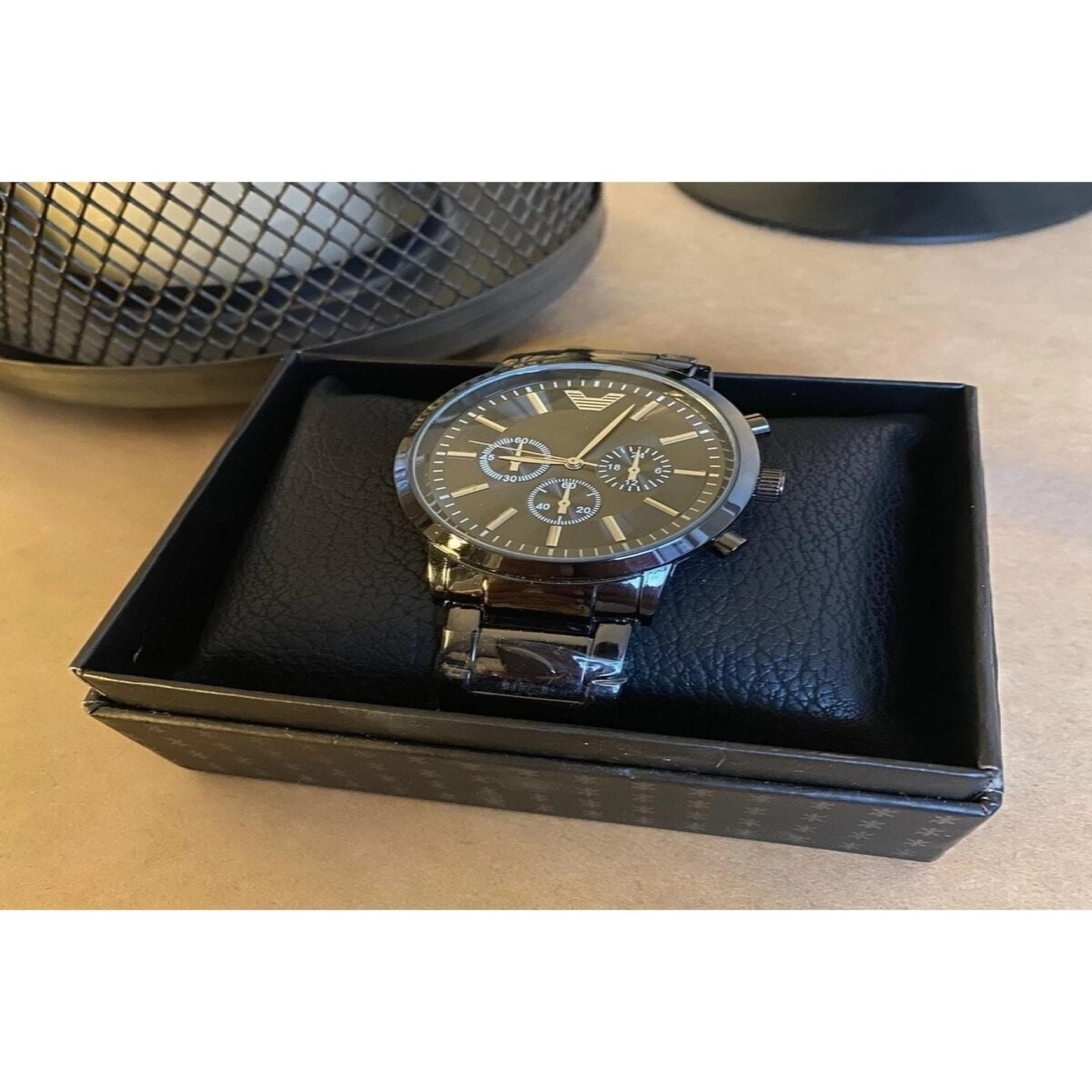 Erkek Çelik Ithal Analog Yeni Model Kol Saati Siyah Kordon-gümüş Siyah Kadran hover