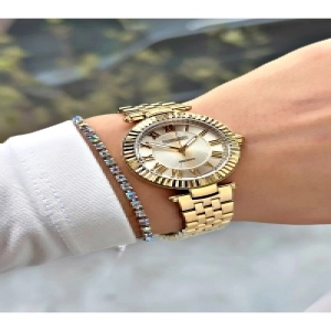 ROMA RAKAMLI GOLD METAL KADIN KOL SAATİ