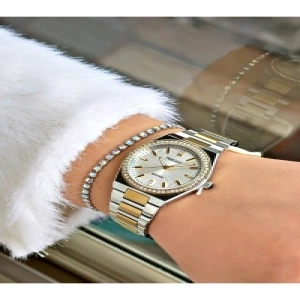 FERRUCCİ TAŞLIGOLD GÜMÜŞ METAL KADIN KOL SAATİ