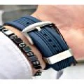 FERRUCCİ TAKVİMLİ FUNCTION LACİVERT KADRANLI  SİLİKON ERKEK KOL SAATİ
