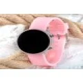 Led Watch Pembe Silikon Kordon Yetişkin Kız Kadın Saat ST-303770