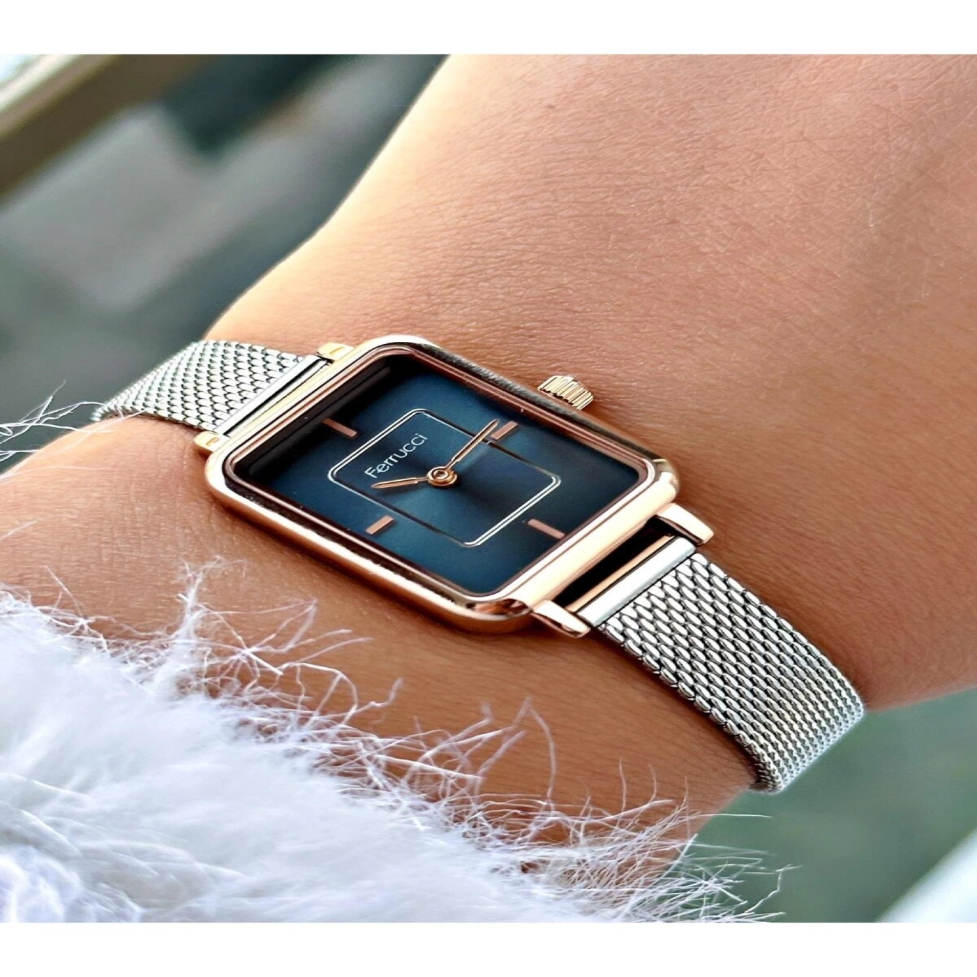 Gümüş Rengi Çelik Kordon Kadın Kol Saati 03361 hover