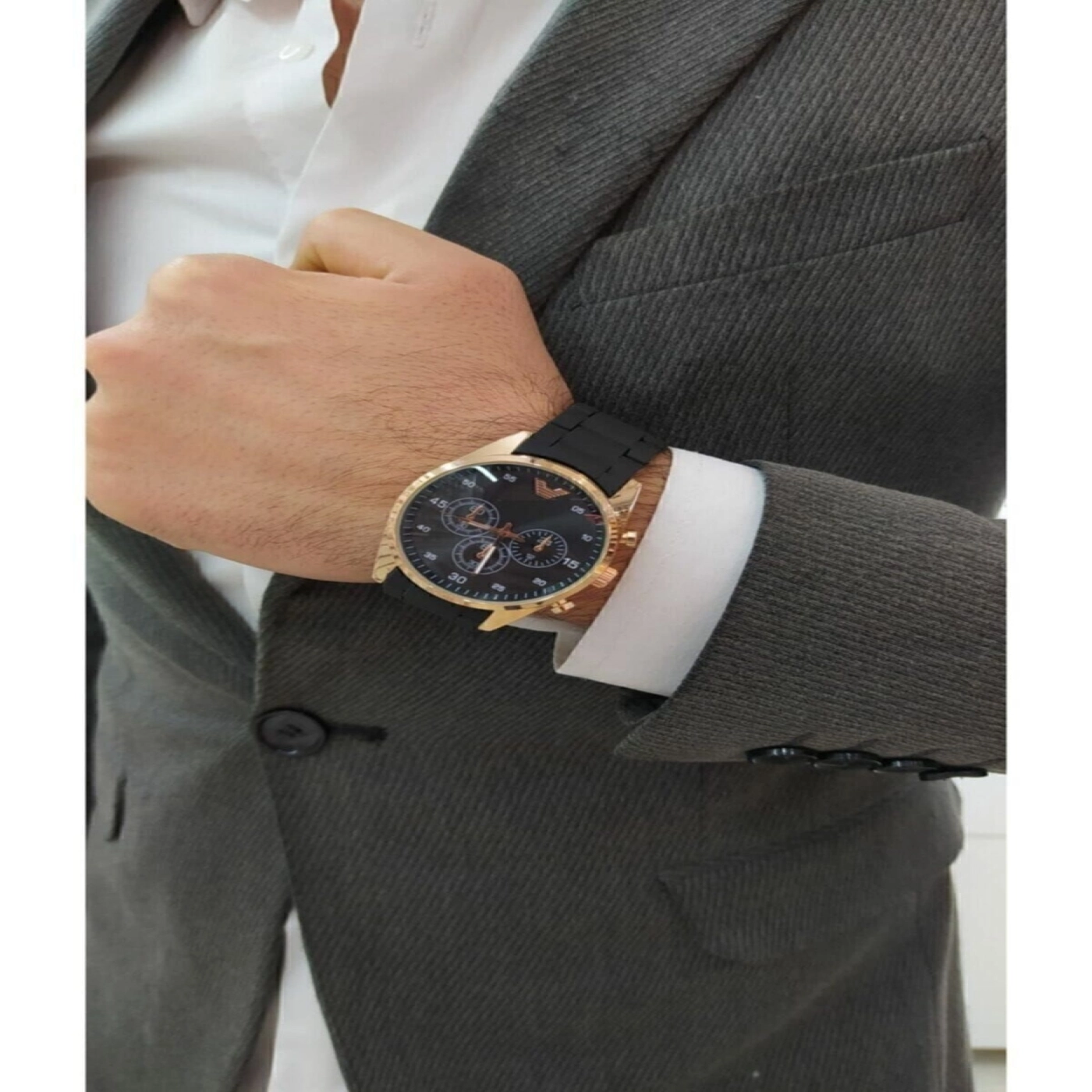 Erkek Kol Saati Armoni Model Roz