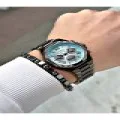 FERRUCCİ ROMA RAKAMLI MAVİ KADRANLI FUNCTION KOYU GRİ METAL ERKEK KOL SAATİ