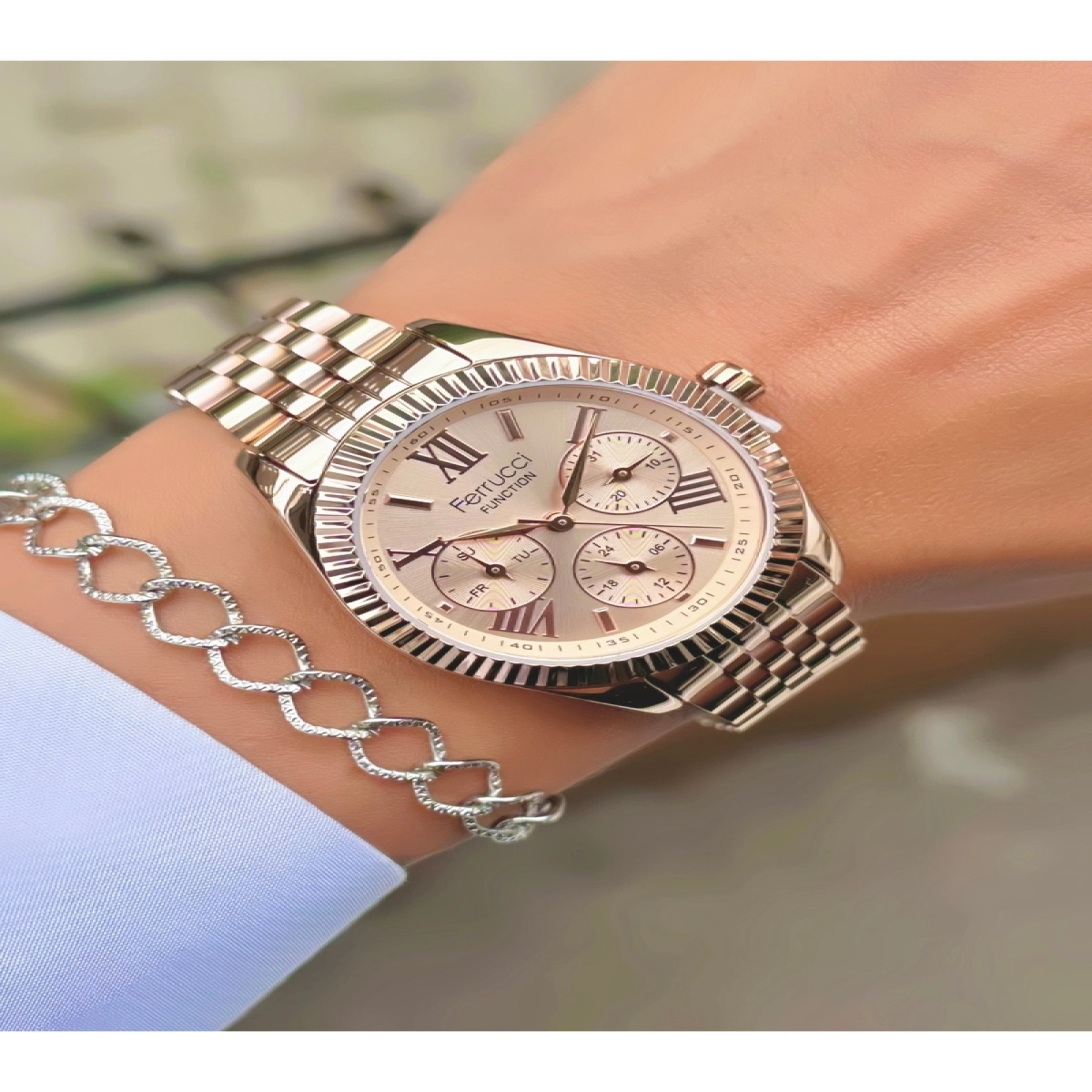 FUNCTION ROSE METAL KADIN KOL SAATİ