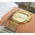 KARE GOLD KADIN HASIR KOL SAATİ