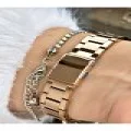 FERRUCCİ RAKAMLARI KADRANI TAŞLI ROSE METAL KADIN KOL SAATİ