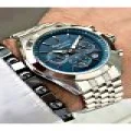 FERRUCCİ LACİVERT KADRANLI TAKVİMLİ FUNCTION GÜMÜŞ METAL ERKEK KOL SAATİ