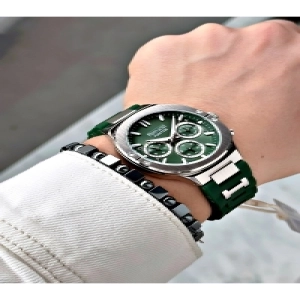 FERRUCCİ FUNCTION YEŞİL KADRANLI YEŞİL KORDONLU SİLİKON ERKEK KOL SAATİ