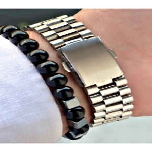 Premium Seri Özel Tasarım Lüks Seri Metal Kordon Classic Erkek Kol Saati-Bileklik Hediyeli