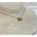 925 Ayar Gümüş Rose Gold Kar Tanesi Modeli Gümüş Kolye