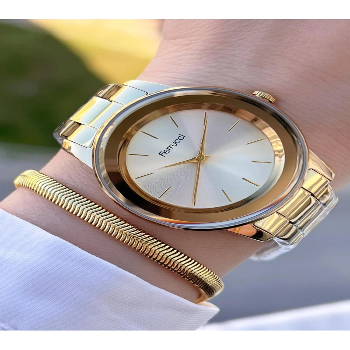 Fc N8596 02 Kadın Kol Saati Büyük Kasa Bileklik Hediyeli