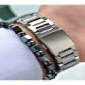 FERRUCCİ FUNCTION TAKVİMLİ LACİVERT KADRANLI GÜMÜŞ METAL ERKEK KOL SAATİ