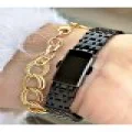 Limited Edition Metal Kordon Classic Tasarım Kare Model Metal Kasa Kadın Kol Saati-Bileklik Hediyeli