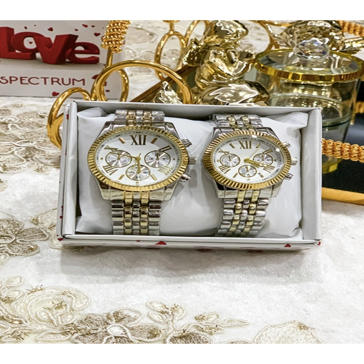 Çıft Saatler Sevgili Saatleri Sevgililer Gününe Özel Kombinler WR1095