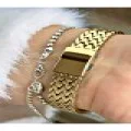 FERRUCCİ GOLD ÖRGÜ KORDONLU METAL KADIN KOL SAATİ