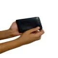 Premium Serisi Lüks Deri Classic Crazy Deri Cüzdan Kartlık Kemer Ve Tesbih Seti
