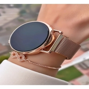 Özel Hediye Kutusunda Mıknatıs Kordon Unisex Dokunmatik Kol Saati