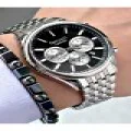 FERRUCCİ FUNCTION SİYAH KADRANLI GÜMÜŞ METAL ERKEK KOL SAATİ