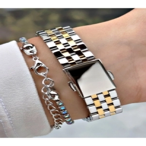 ROMA RAKAMLI GOLD GÜMÜŞ METAL KADIN KOL SAATİ