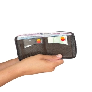 Premium Serisi Özel Kutulu Lüks Deri Dikey Fermuarlı Cüzdan Kemer Kartlık Ve Tesbih Erkek Seti