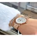 FUNCTION BEYAZ KADRANLI ROSE KADIN METAL KOL SAATİ