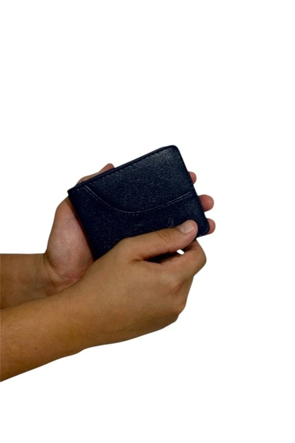 Exclusive Serisi Premium Özel Üretim Lüks Deri Yatay Çizgili Classic Erkek Cüzdanı