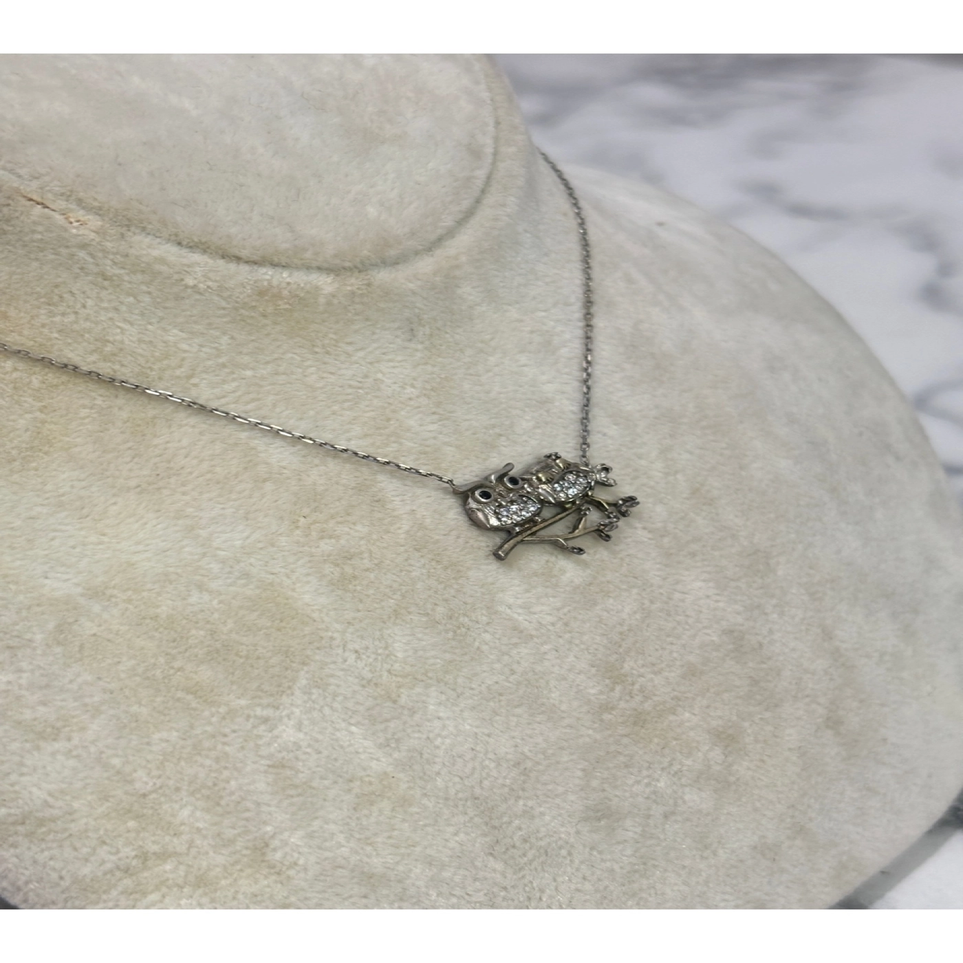 925 Ayar Gümüş Taşlı Hayvan Figürlü Modeli Gümüş Kolye