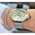 FERRUCCİ FUNCTION GOLD GÜMÜŞ HASIR KADIN KOL SAATİ