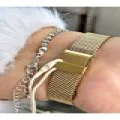KARE GOLD KADIN HASIR KOL SAATİ