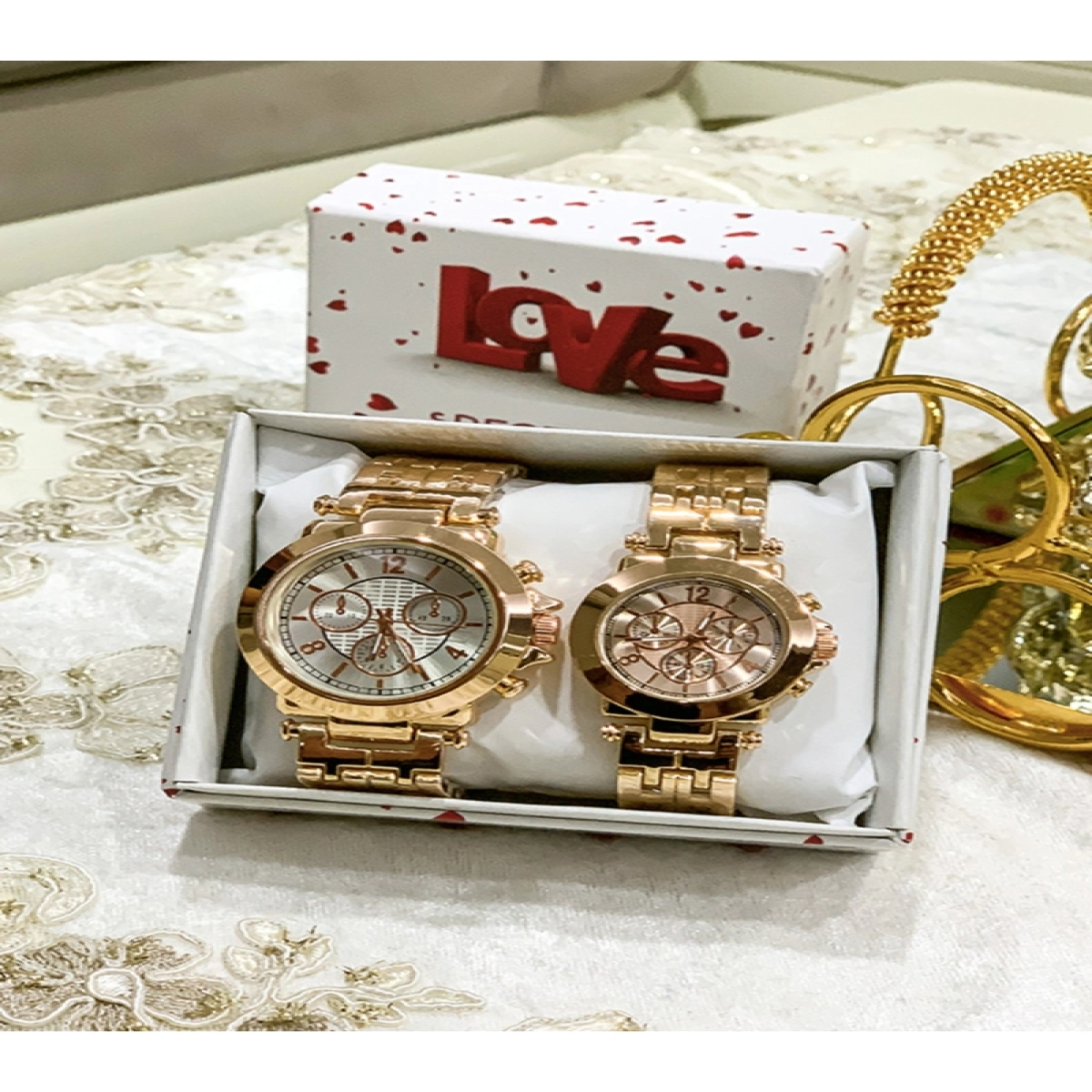 Çıft Saatler Sevgili Saatleri Sevgililer Gününe Özel Kombinler WR1097