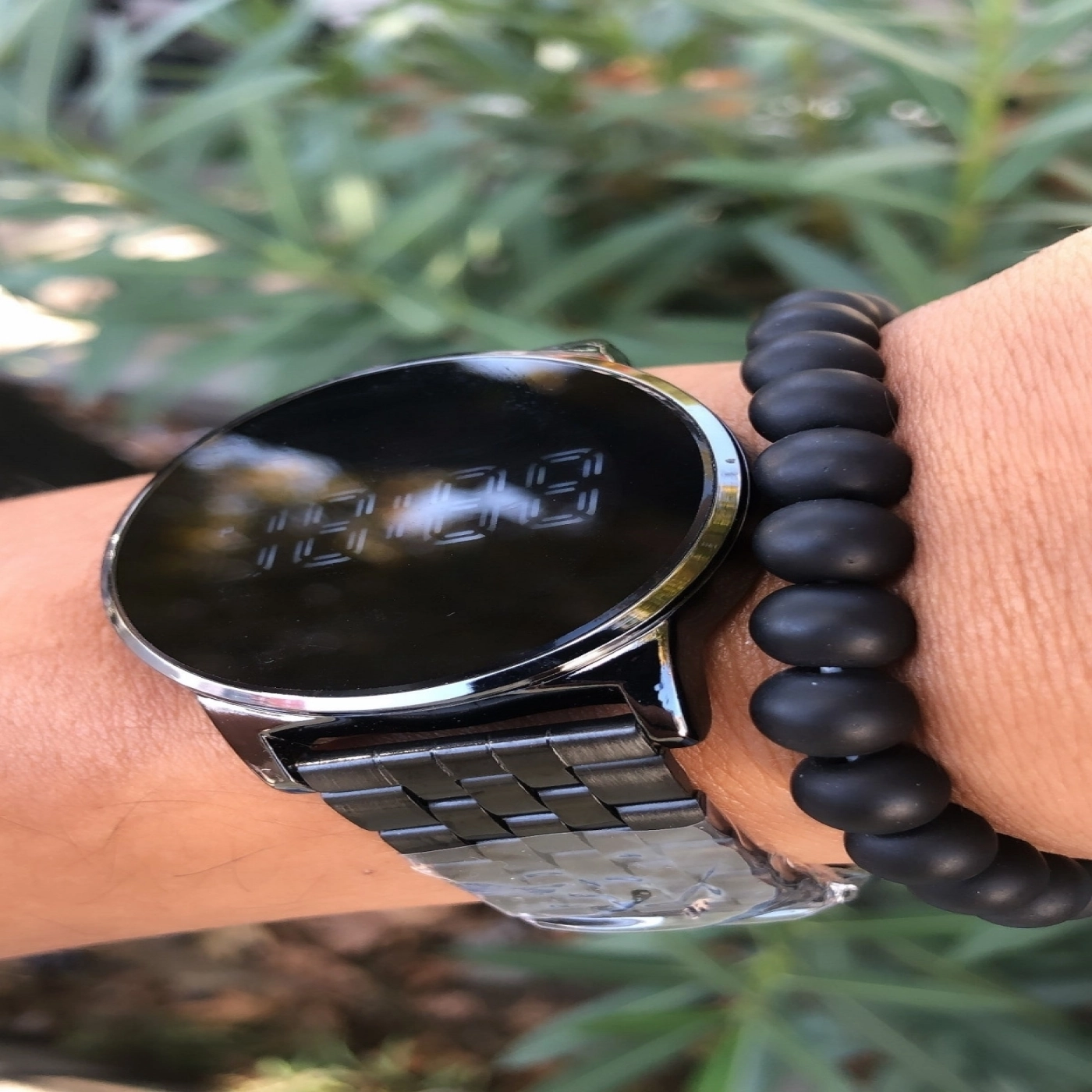 Premium Serisi Digital Dokumatik Metal Kordon Erkek Kol Saati-Bileklik hover