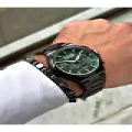 FERRUCCİ YEŞİL KADRANLI MULTI FONCTION METAL SİYAH ERKEK KOL SAATİ