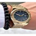 Özel Premium Lüks Seri Eşref Tek Saat Modeli Metal Kordon Takvimli Erkek Kol Saati-Bileklik Hediyeli