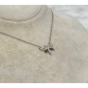 925 Ayar Gümüş  Taşlı Yusufcuk Modeli Gümüş Kolye