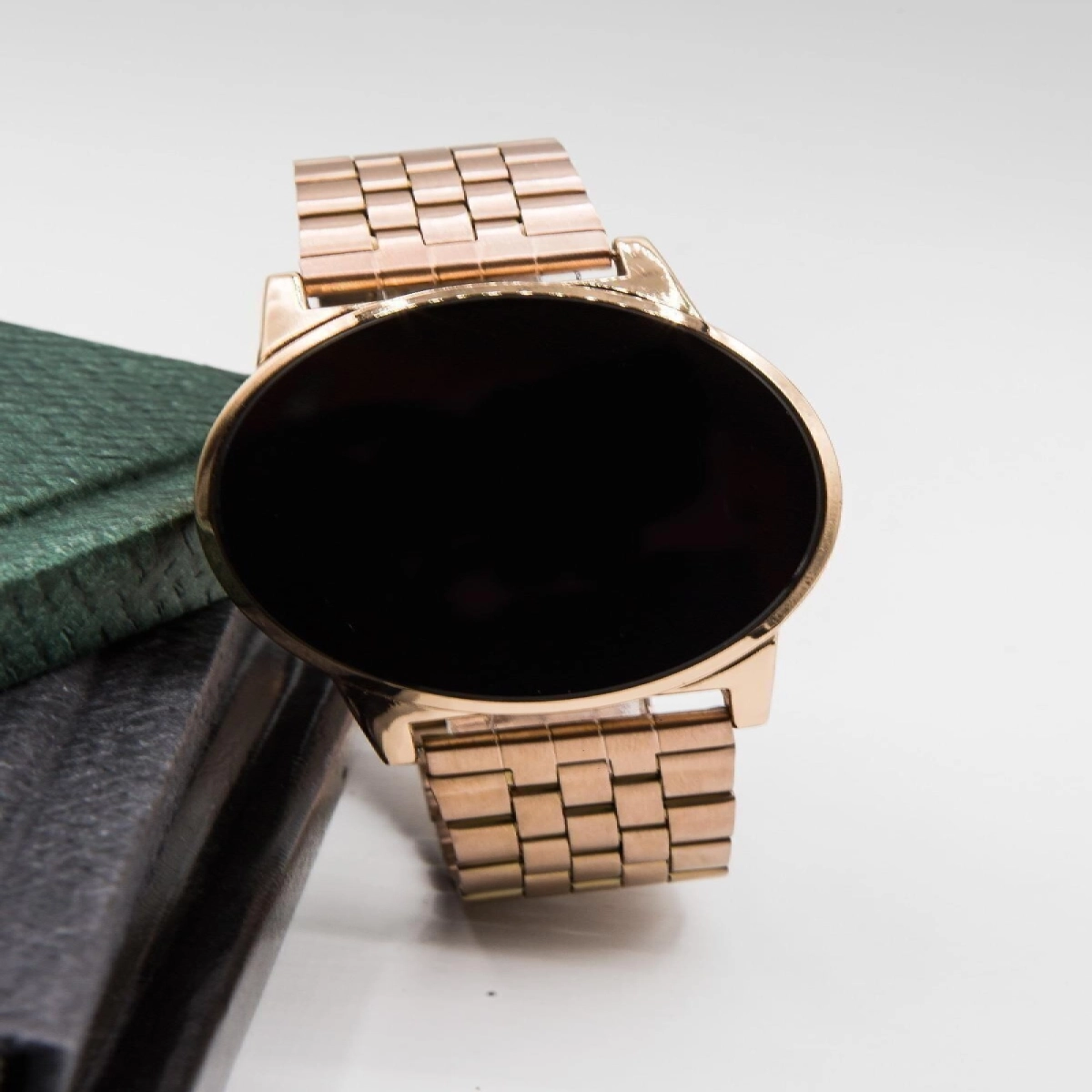 Unisex Metalik Dokunmatik Kol Saati Xt250265