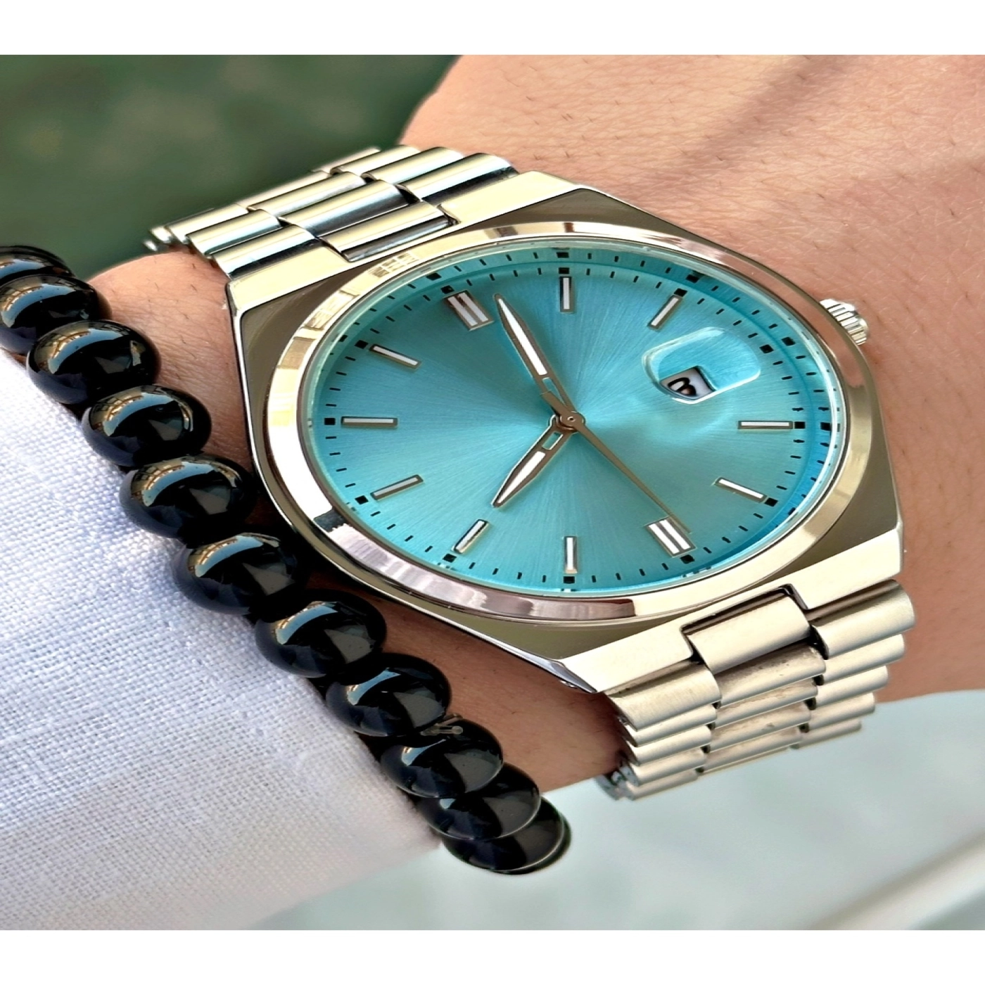 Premium Seri Özel Tasarım Lüks Seri Metal Kordon Classic Erkek Kol Saati-Bileklik Hediyeli