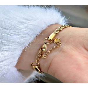 Özel Tasarım Premium Çelik Halat Bileklik Paslanmaz ve Kararmaz Çelik Bileklik