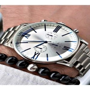 Metal Kordon Özel Lüks Premium Series Erkek Kol Saati-Bileklik Hediyeli